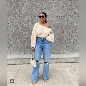 🛍️NEW ZARA BLOGGERS FAVOURITE HIGH WAISTED JEANS IN BLACK